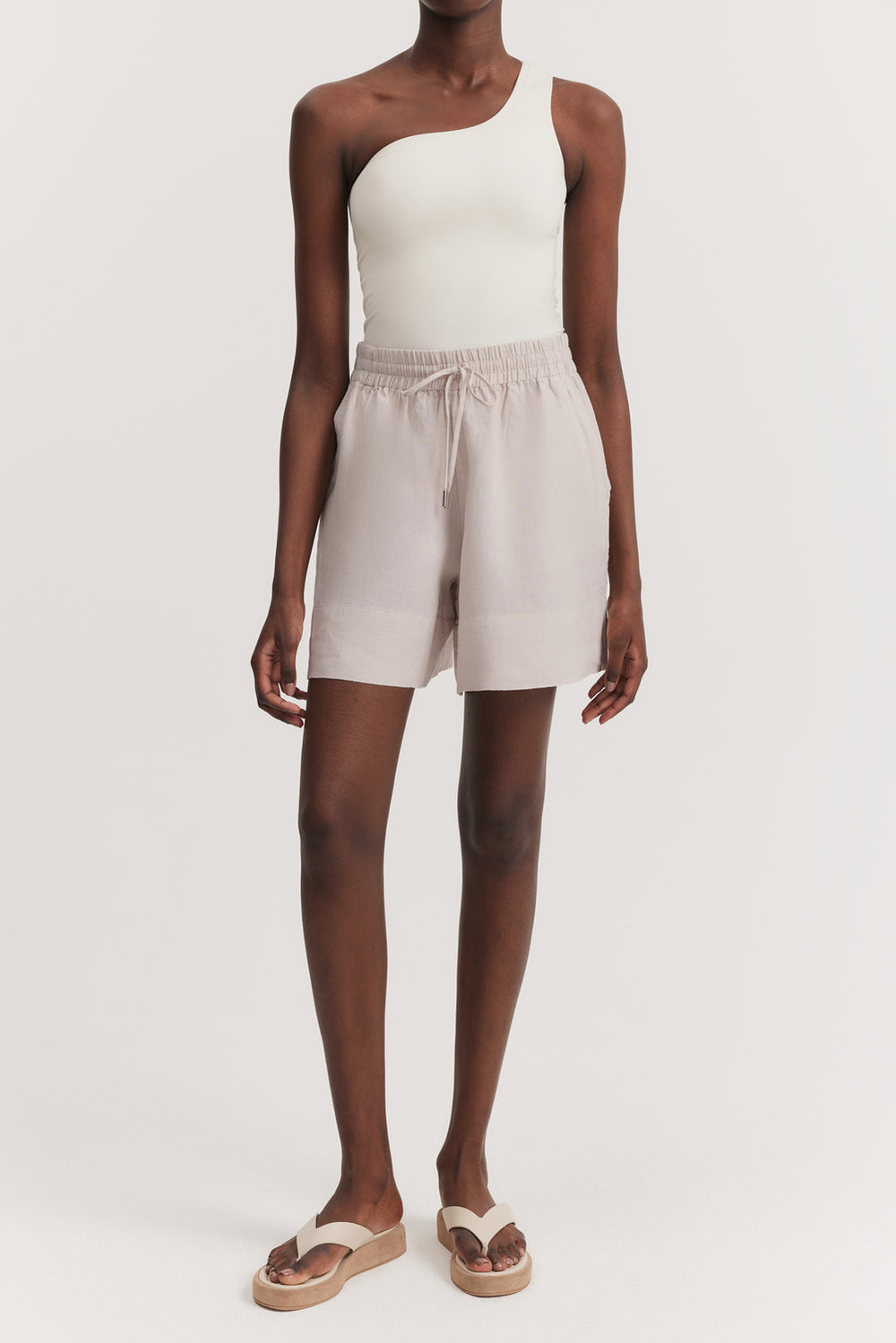 Linen Palazzo Short