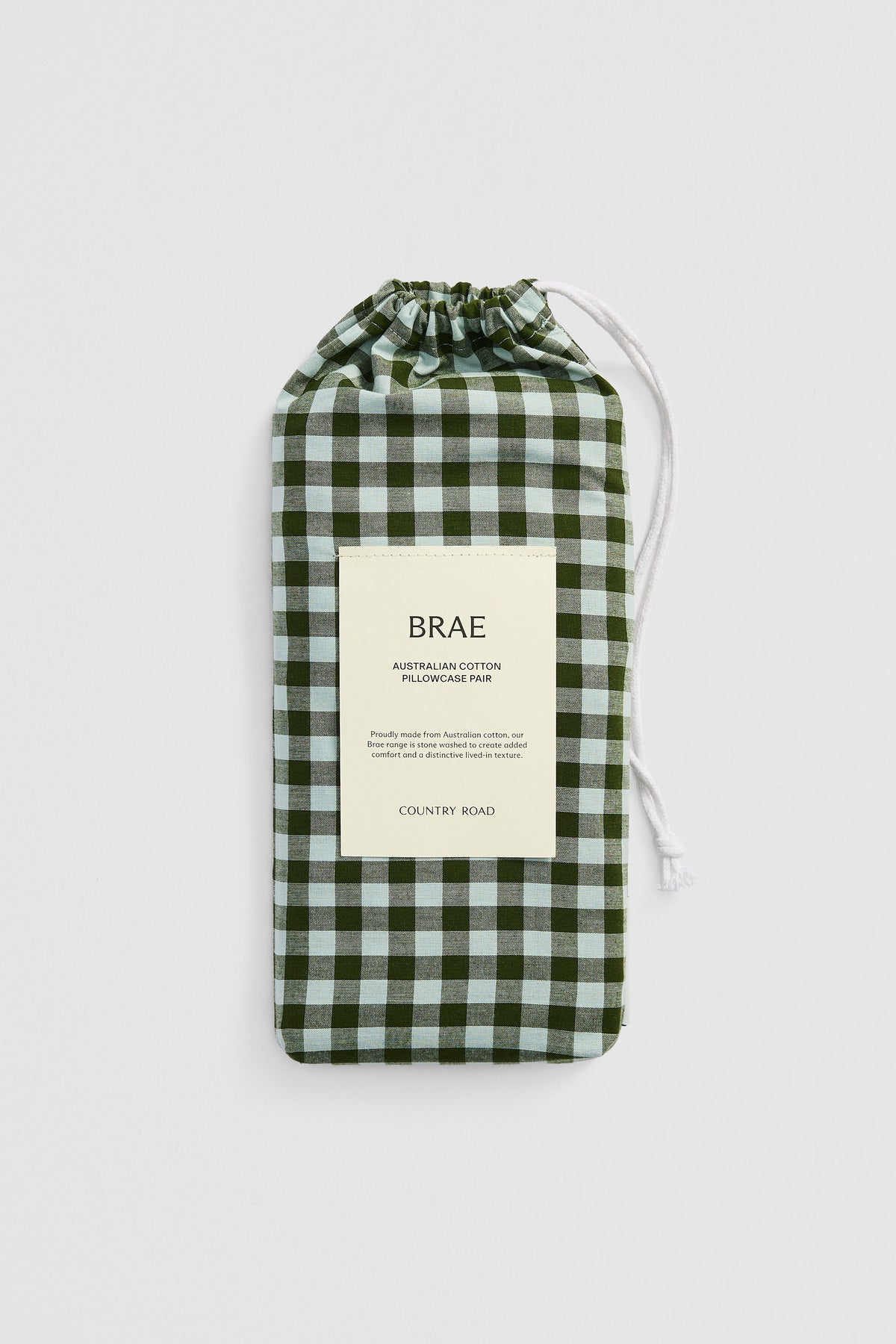 Brae Australian Cotton Pillowcase Pair