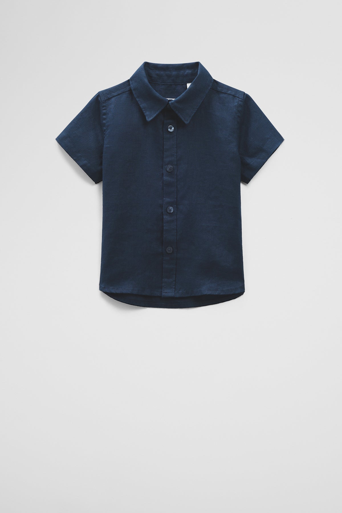 Organically Grown Short Sleeve Linen Shirt