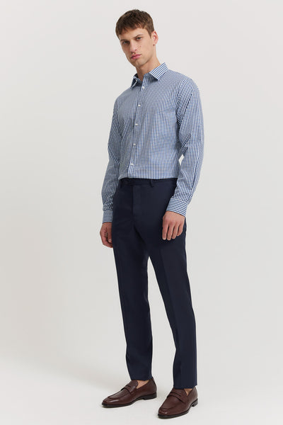 Slim Fit Gingham Travel Shirt