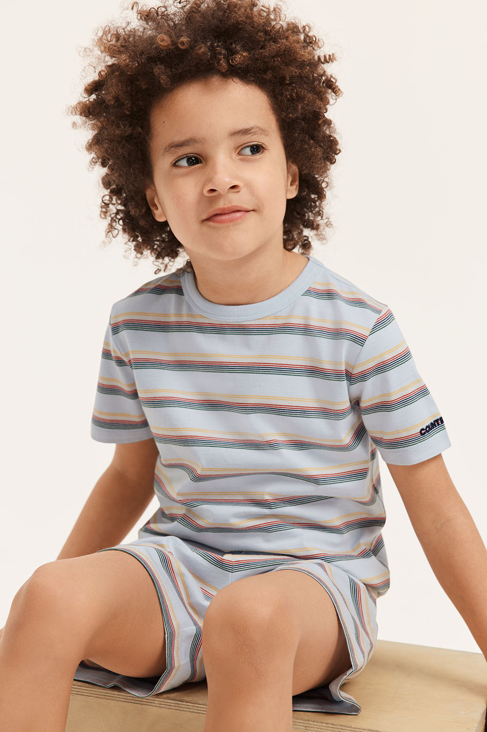 Cotton Multi Stripe Pyjama Set