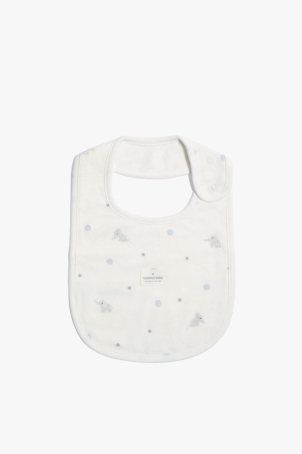 Cotton Unisex Elephant Bib
