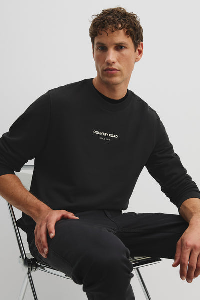 Australian Cotton Modern Logo Sweat