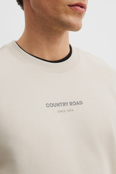 Australian Cotton Modern Logo Sweat