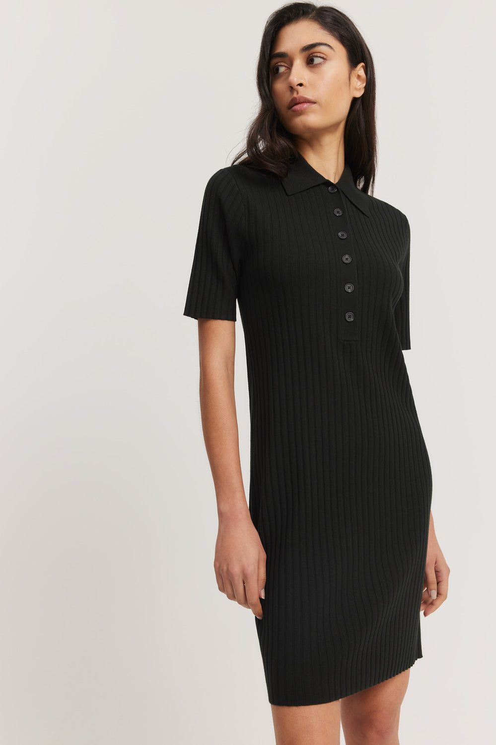 Polo Knit T-Shirt Dress