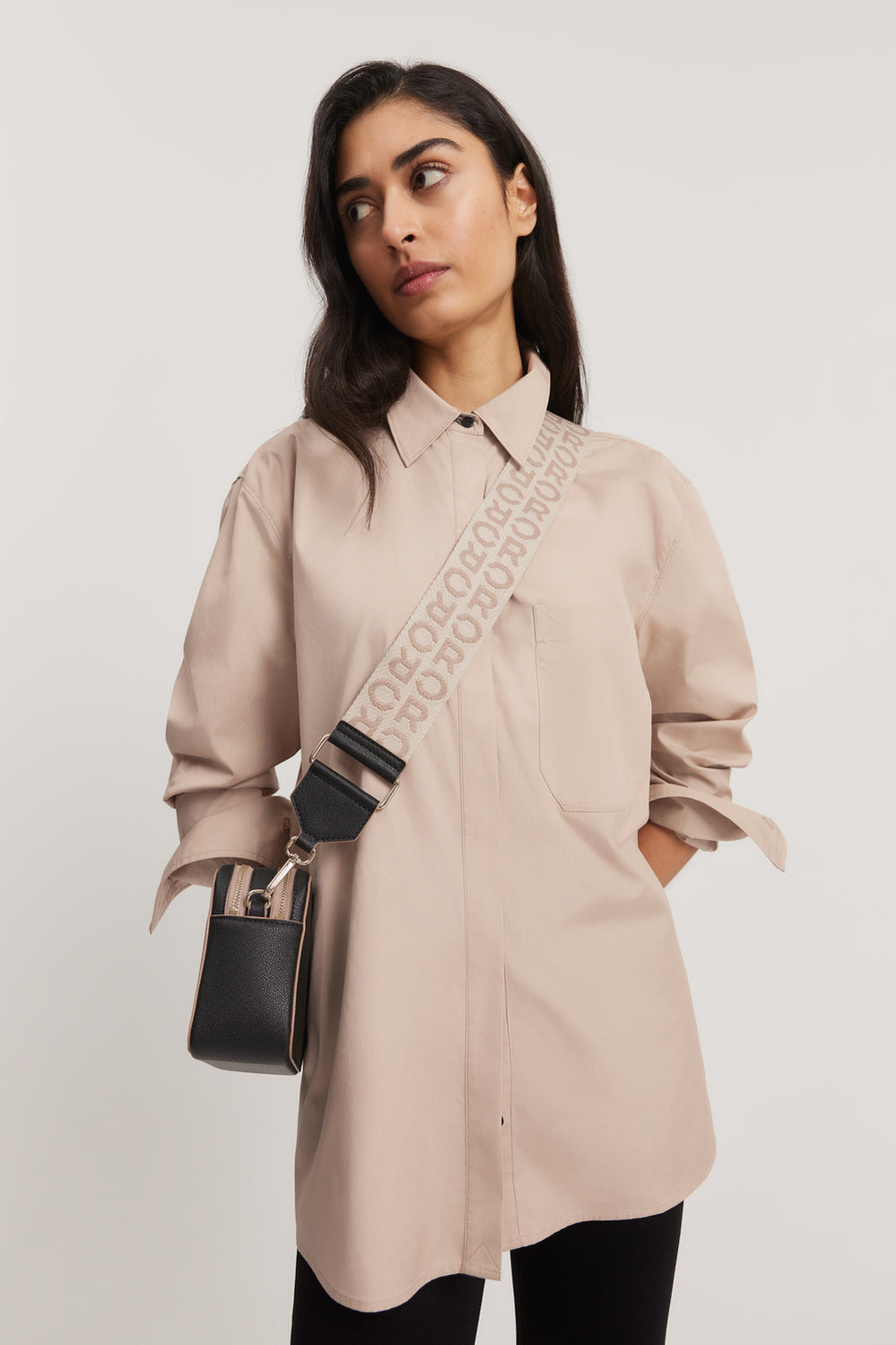 Cotton Poplin Relaxed Shirt
