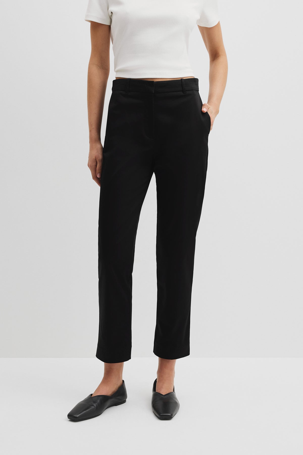 Cotton Sateen Pant