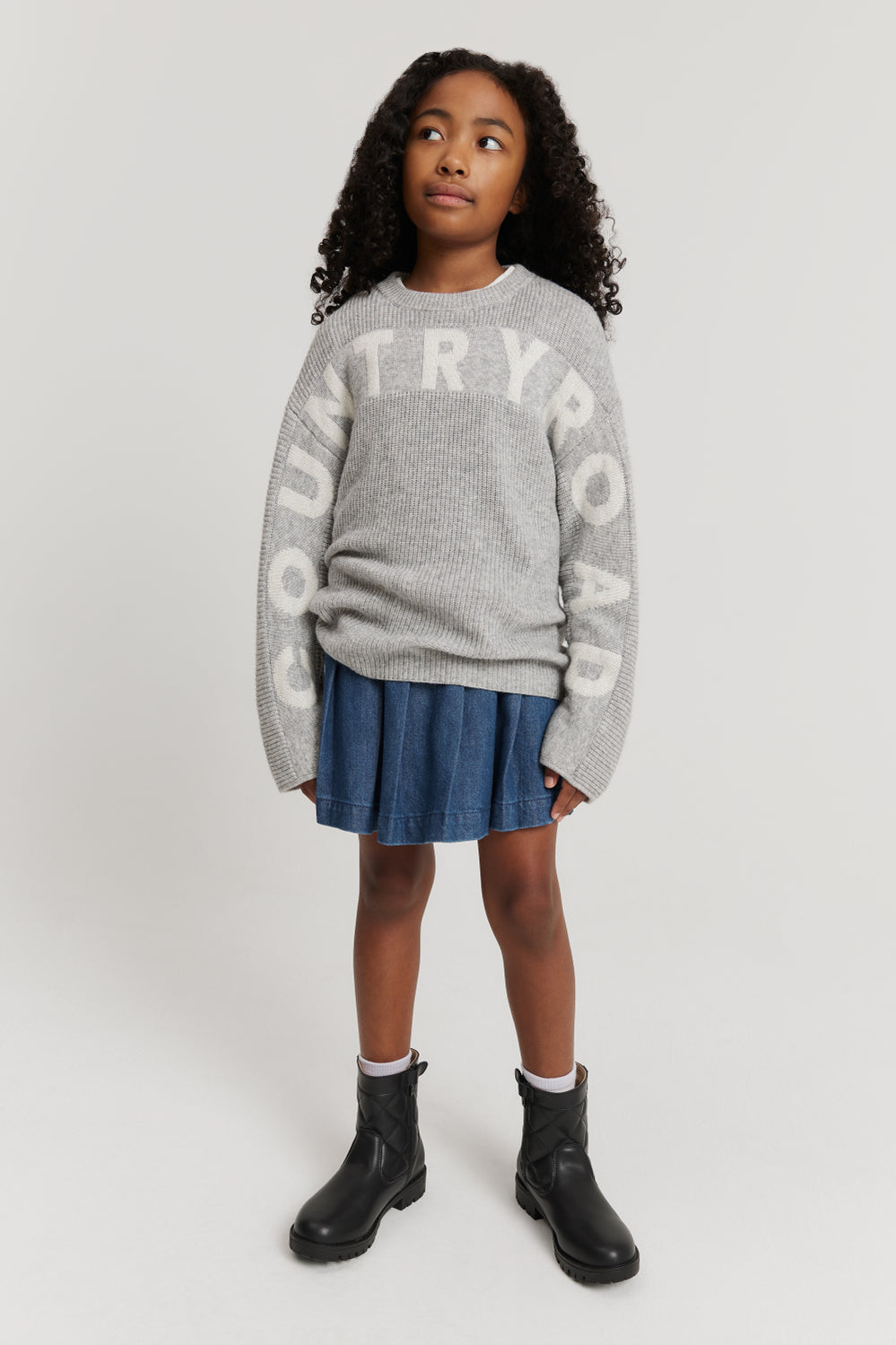 Logo Intarsia Knit