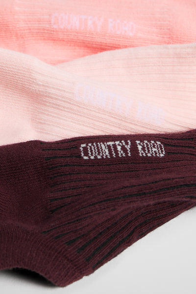Australian Cotton Rib No-Show Sock Pack Of 3