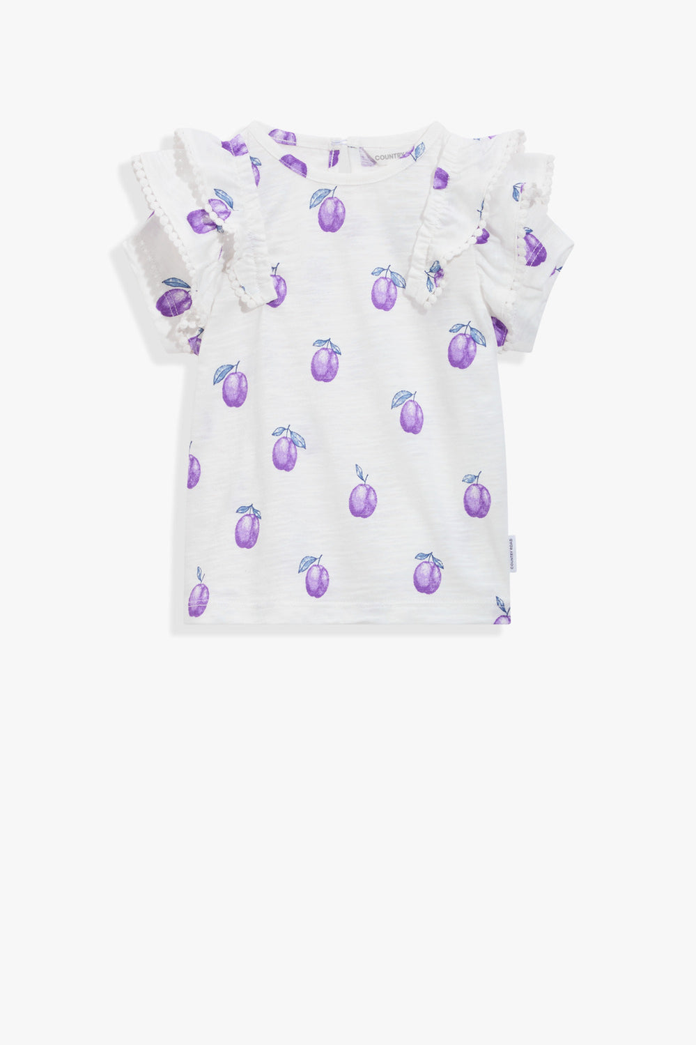 Cotton Soft Frill T-Shirt