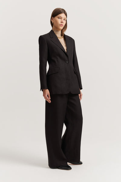 Linen Yarn Dyed Blazer