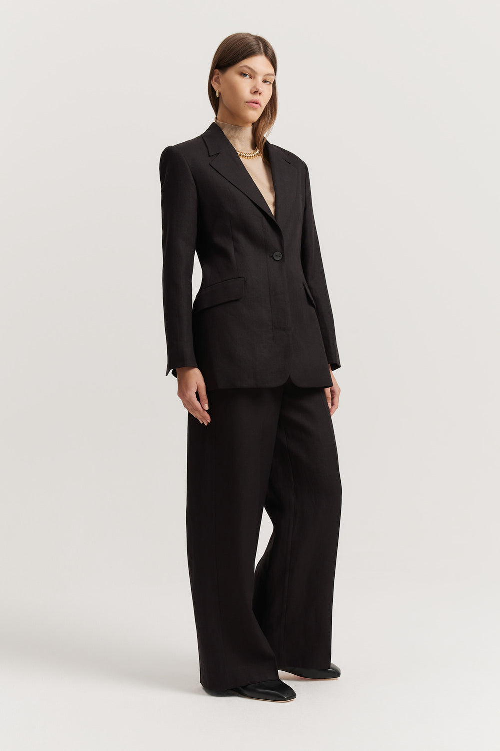 Linen Yarn Dyed Blazer