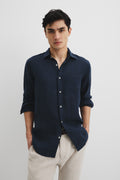 Organically Grown Linen Regular Fit Shirt