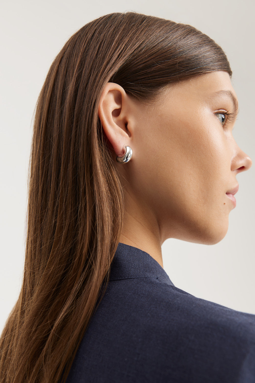 Small Round Hoop Earring