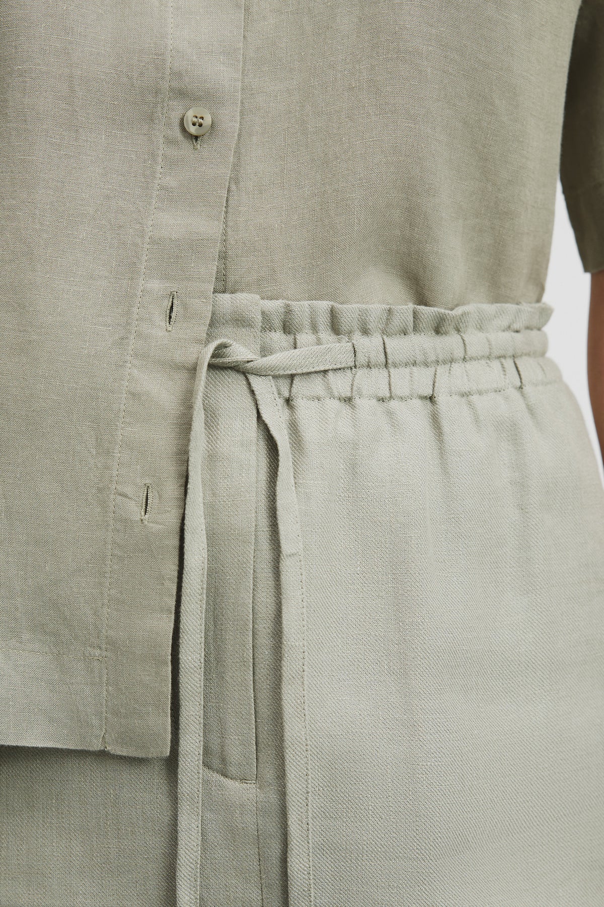 Organically Grown Linen Mini Skirt