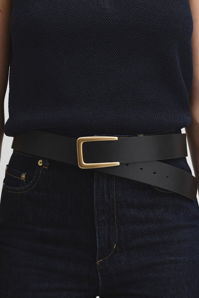 Leather Mid Belt