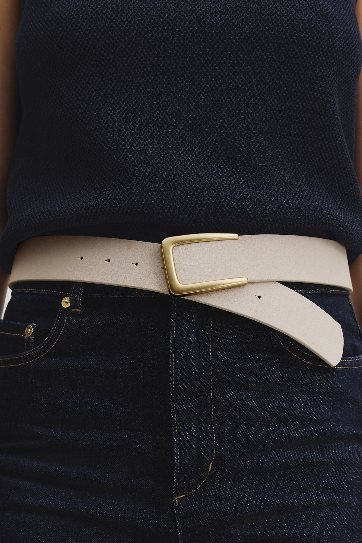 Leather Mid Belt