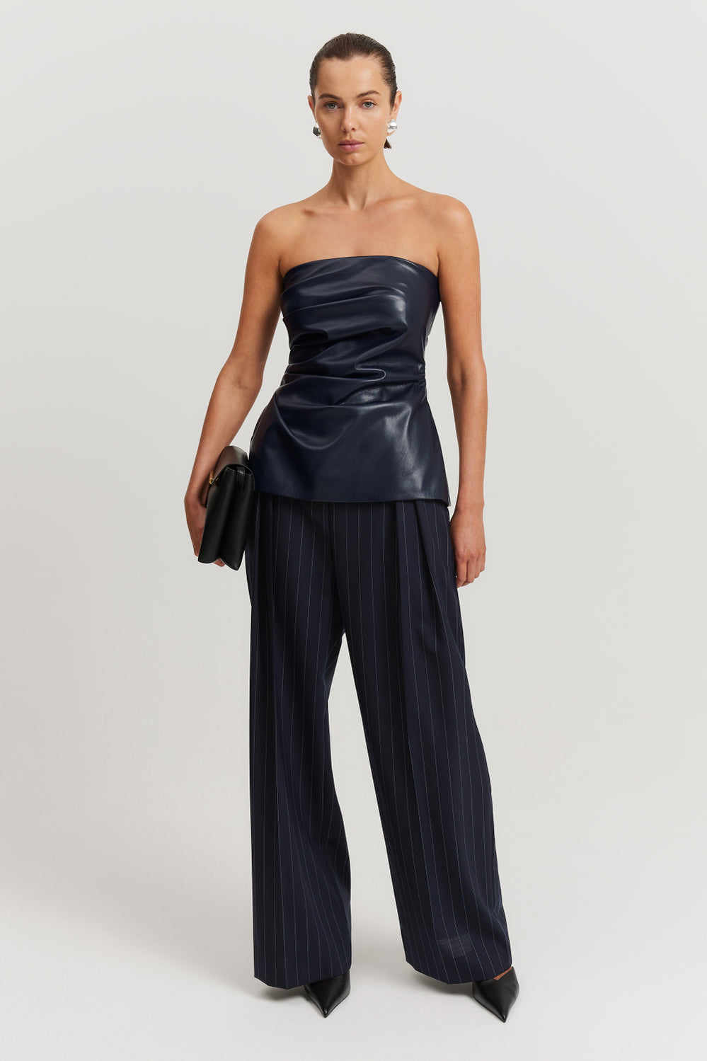Tucked Strapless Top