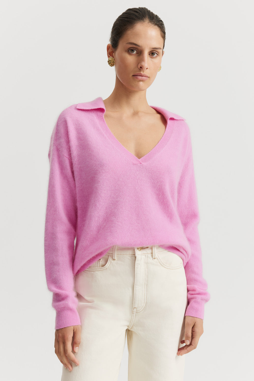Brushed Cashmere Polo