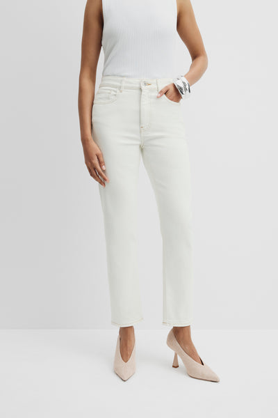 High Rise Slim Leg Jean