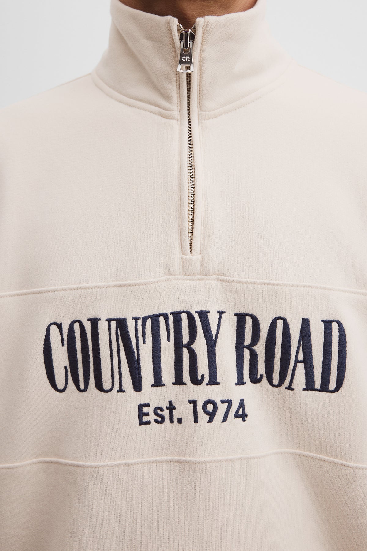 Australian Cotton Half Zip Heritage Sweat