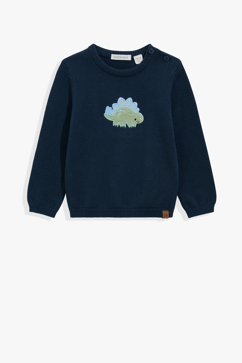 Organically Grown Cotton Stegosaurus Knit