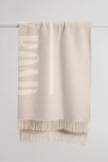 Cr Cotton Blend Logo Throw