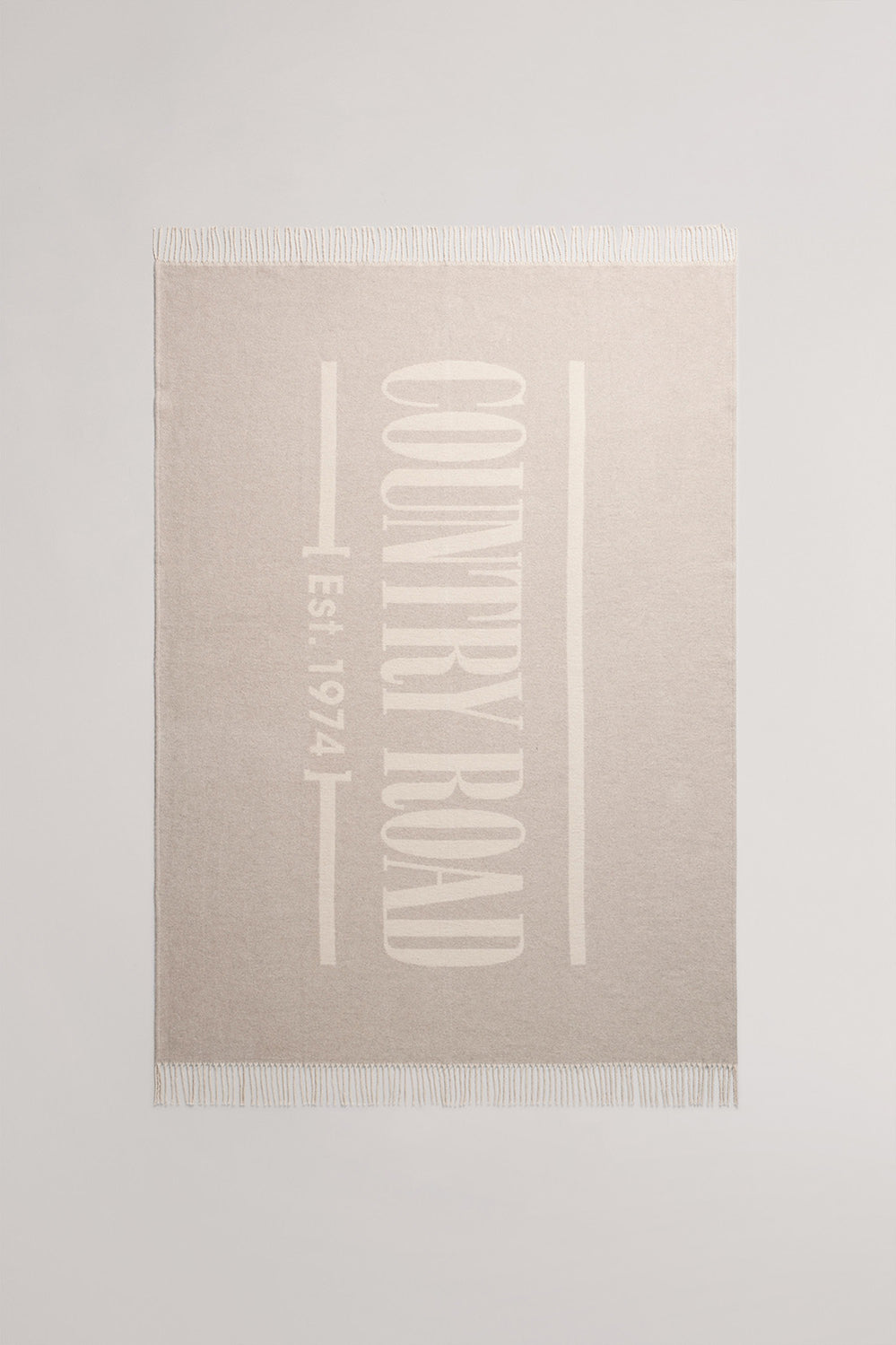 Cr Cotton Blend Logo Throw