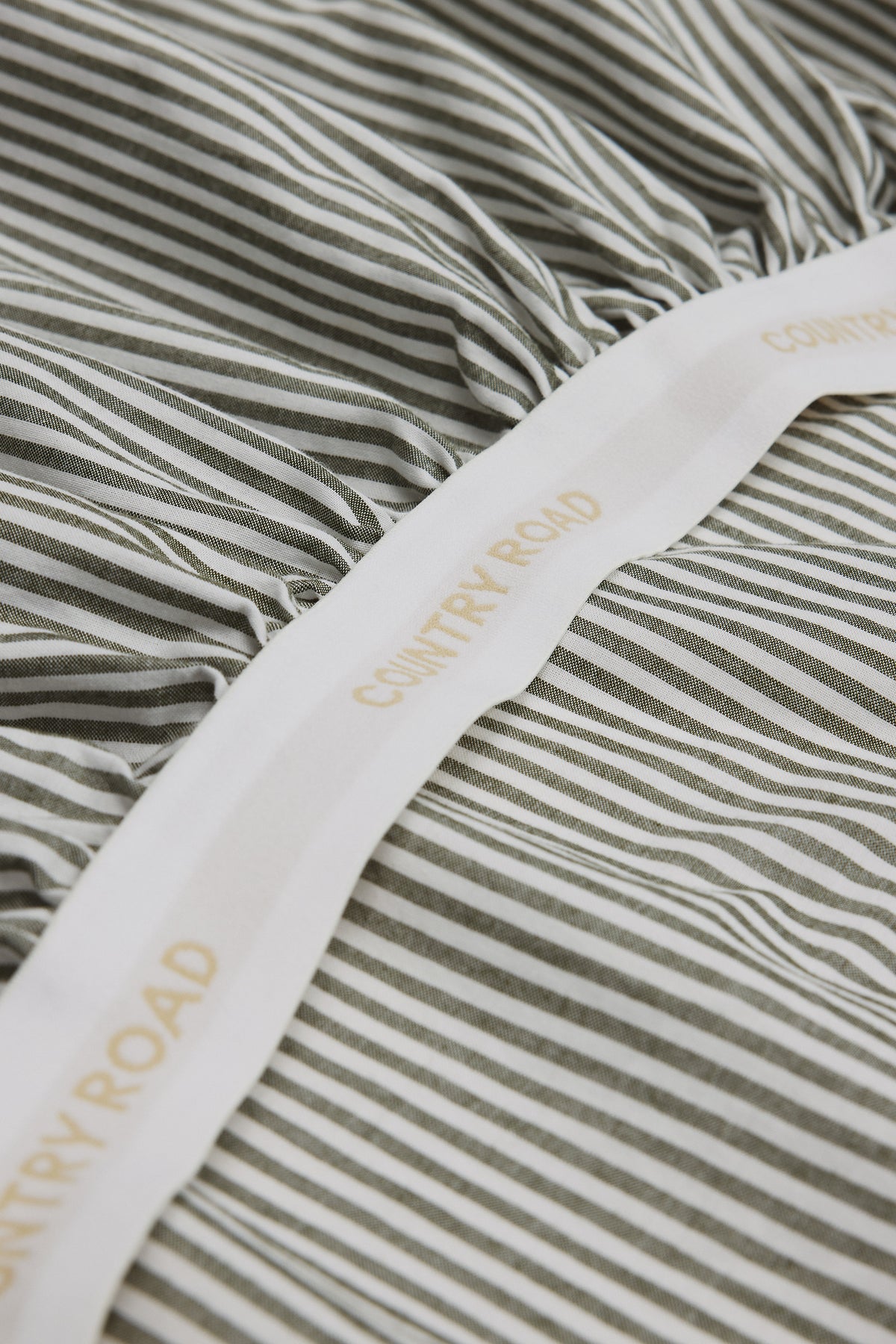 Brae Australian Cotton Stripe Queen Fitted Sheet
