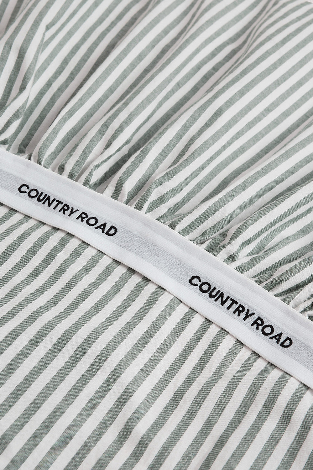 Brae Australian Cotton Stripe Queen Fitted Sheet