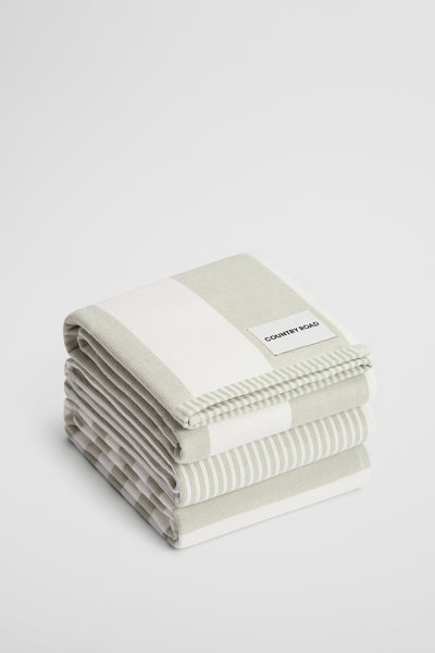 Isa Australian Cotton Tea Towel Pack Of 3