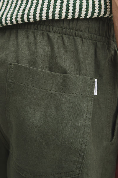 Organically Grown Linen Drawcord Short