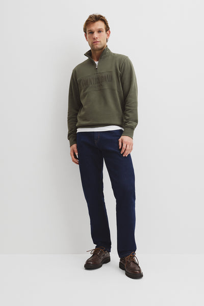 Australian Cotton Half Zip Heritage Sweat