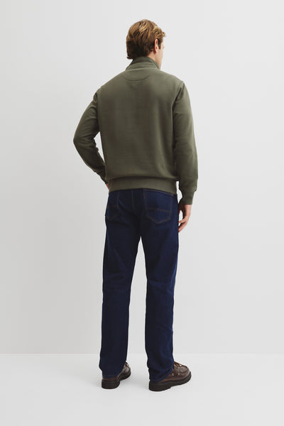 Australian Cotton Half Zip Heritage Sweat