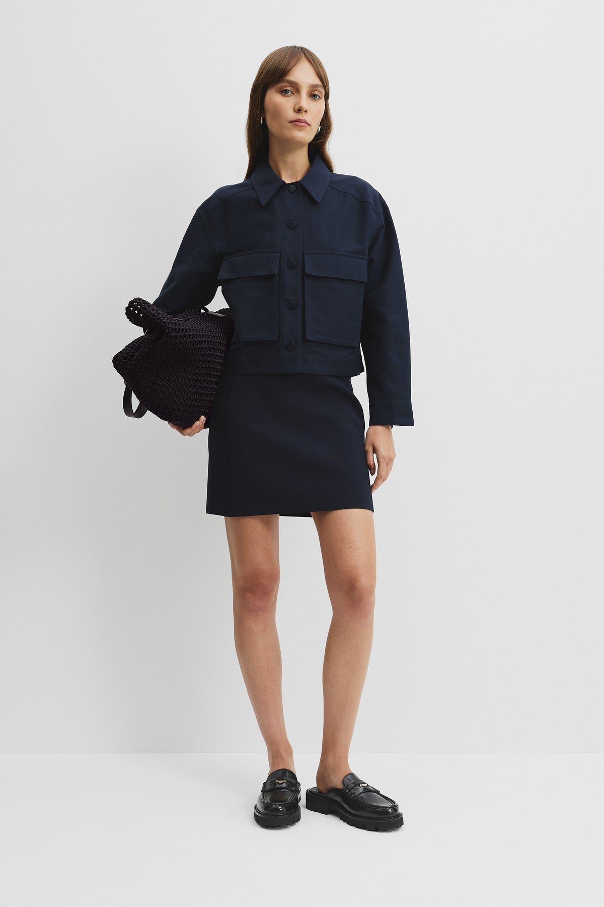 Organically Grown Cotton Snap Button Jacket