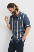 Cotton Textured Knit Shirt