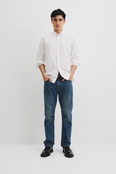 Regular Fit Australian Good Earth Cotton Oxford Shirt