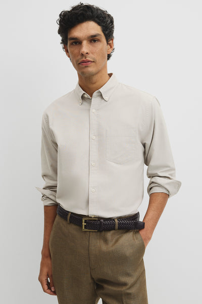 Regular Fit Australian Good Earth Cotton Oxford Shirt