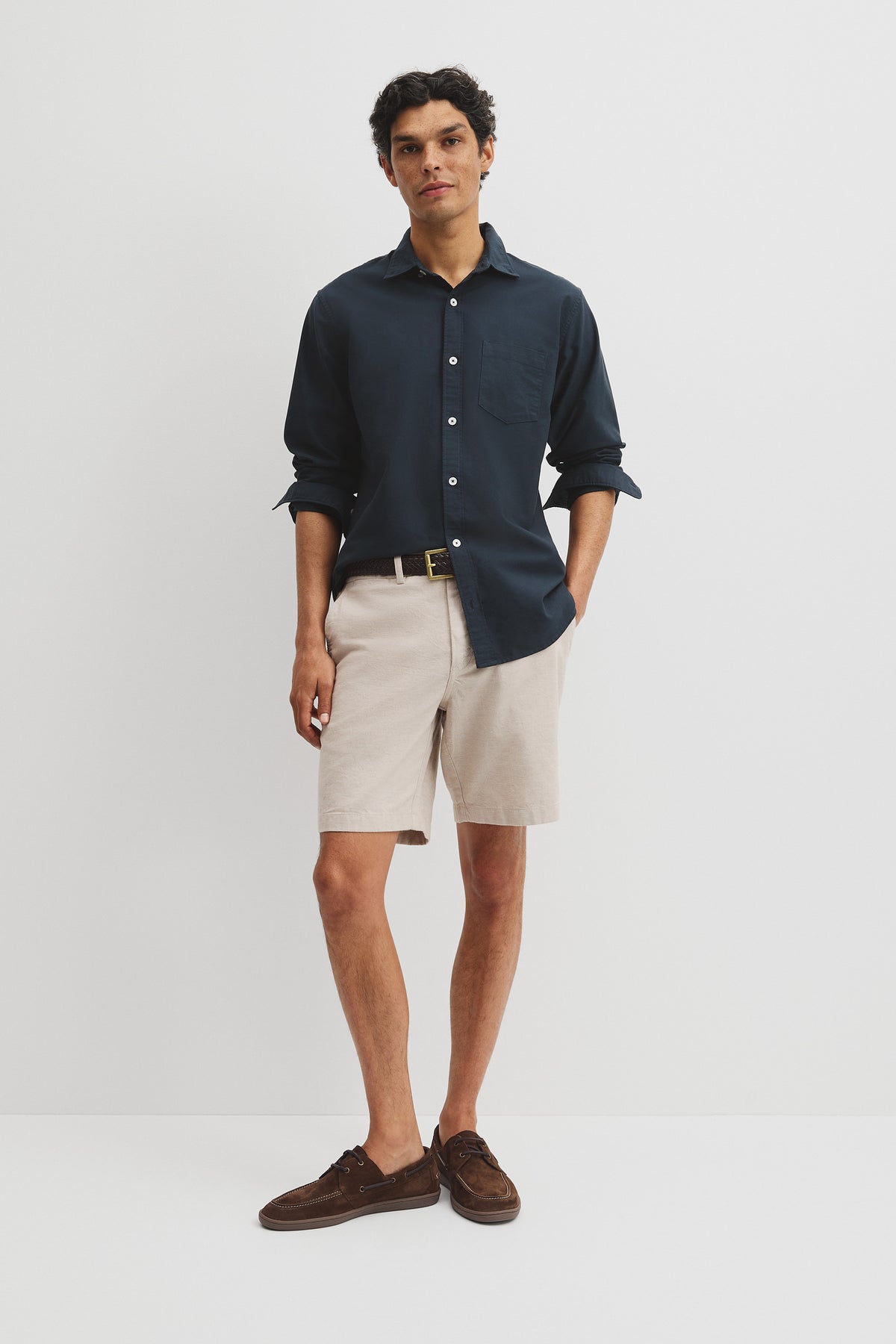 Regular Fit Australian Good Earth Cotton Oxford Shirt