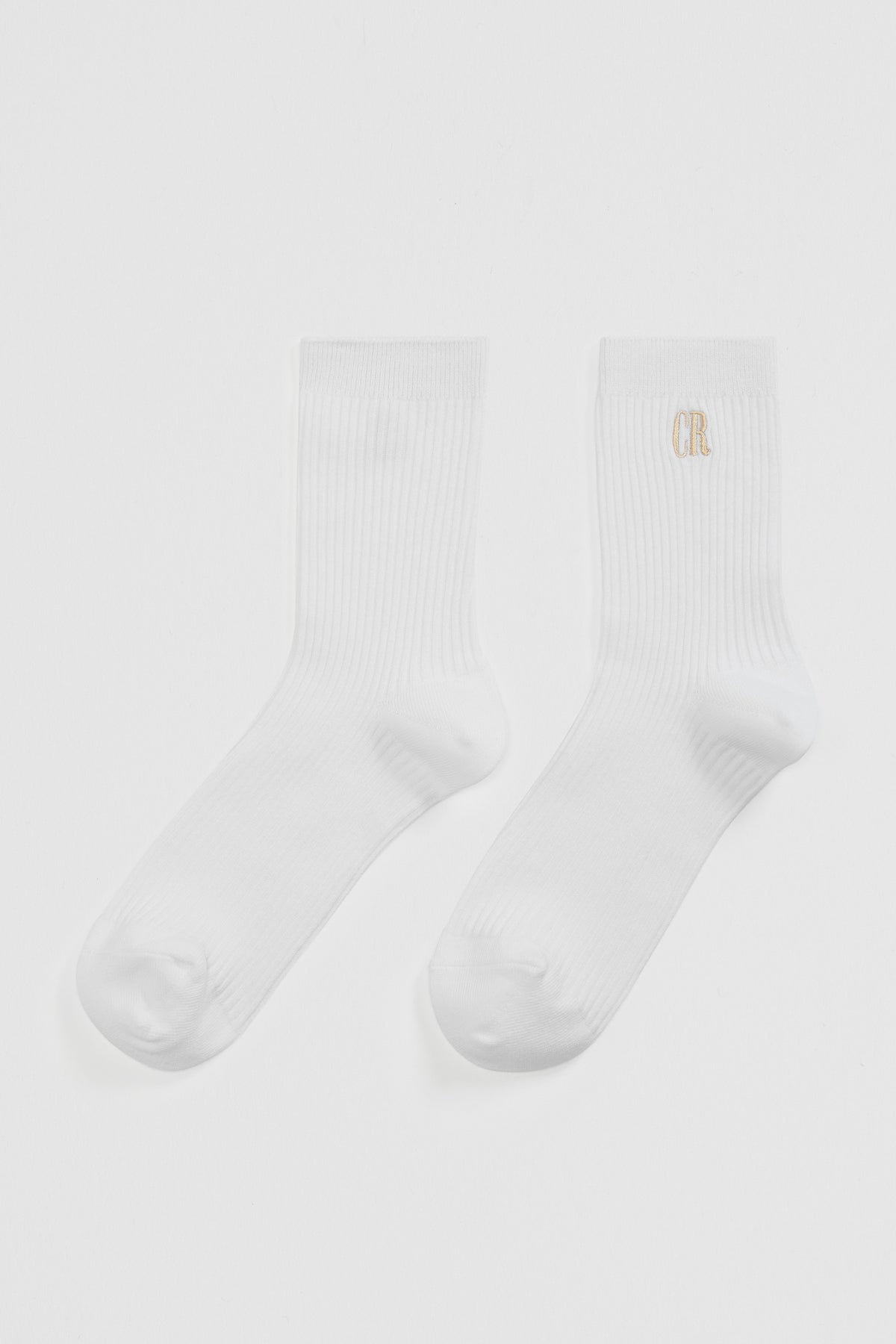 Australian Cotton Blend Cr Ribbed Three Quarter Crew Sock