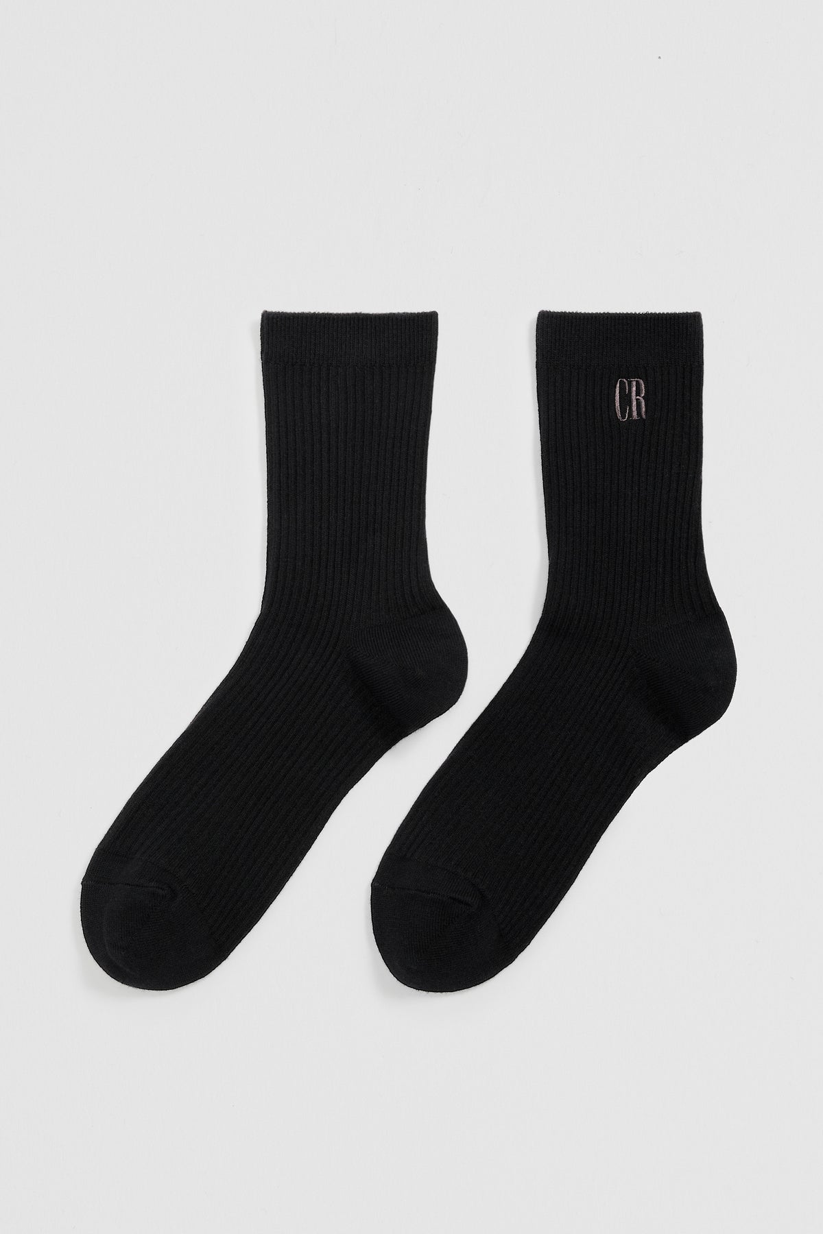 Australian Cotton Blend Cr Ribbed Three Quarter Crew Sock