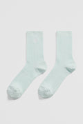 Australian Cotton Blend Cr Ribbed Three Quarter Crew Sock
