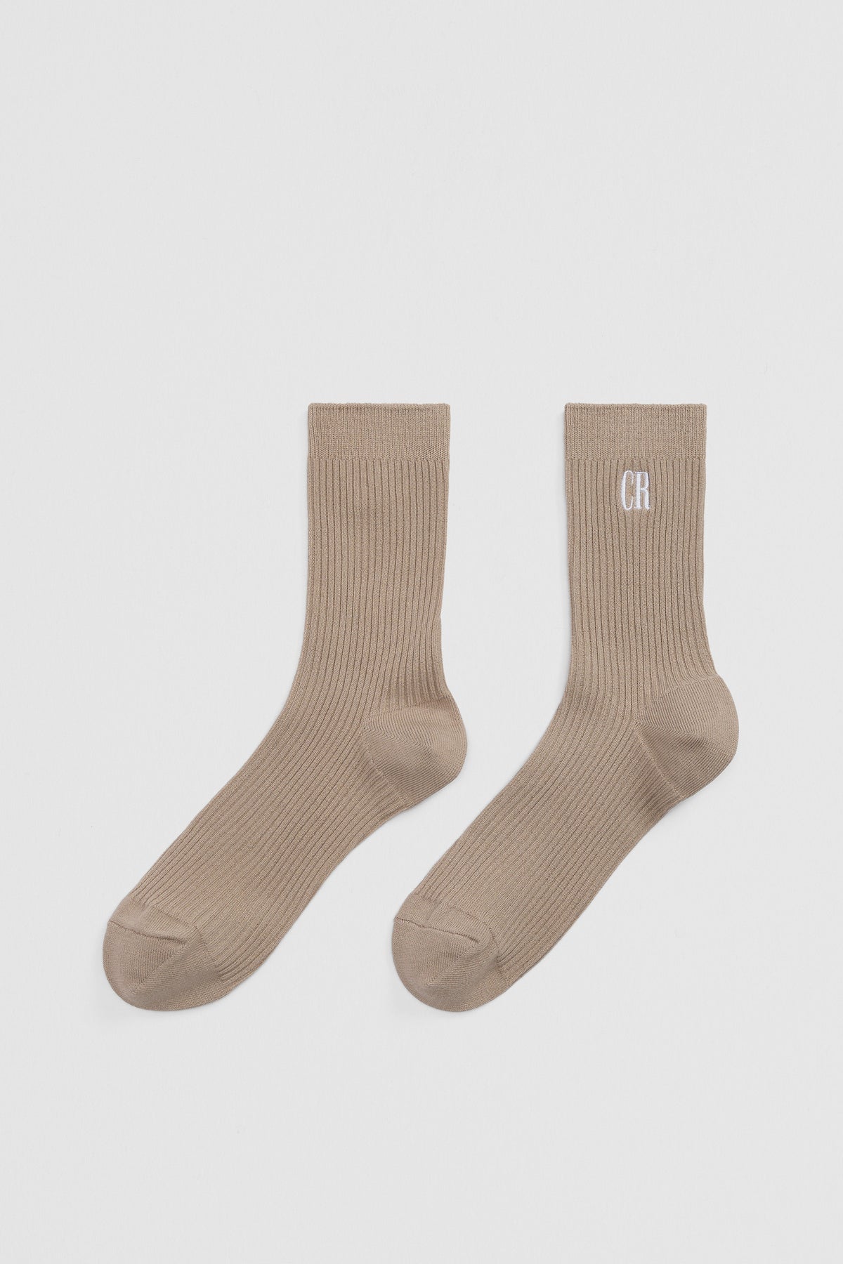 Australian Cotton Blend Cr Ribbed Three Quarter Crew Sock