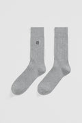 Australian Cotton Blend Cr Rib Crew Sock