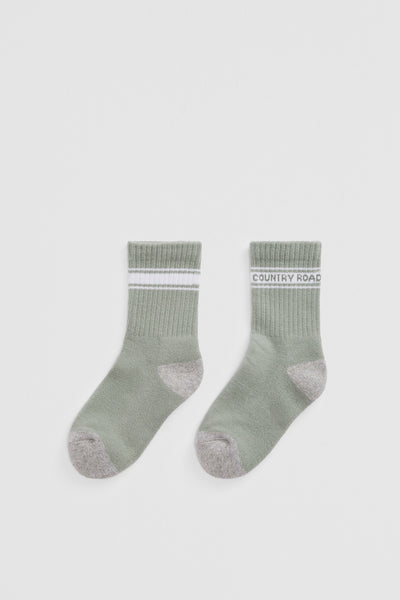 Organically Grown Cotton Blend Cr Sport Crew Sock