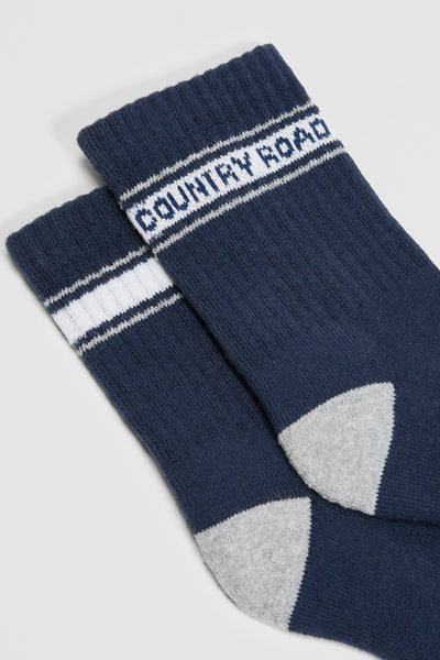 Organically Grown Cotton Blend Cr Sport Crew Sock