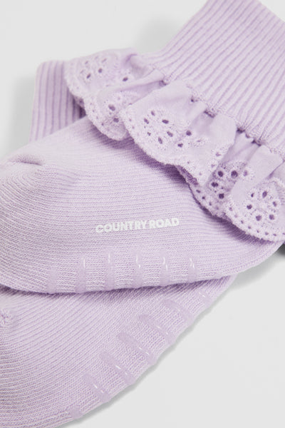 Rib Frill Sock