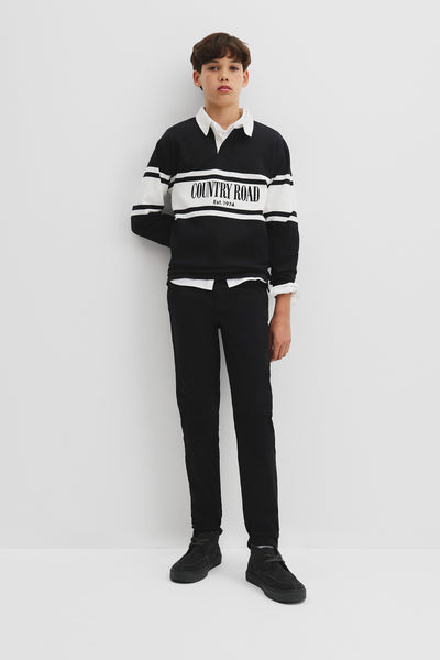 Teen Australian Cotton Panelled Rugby Shirt