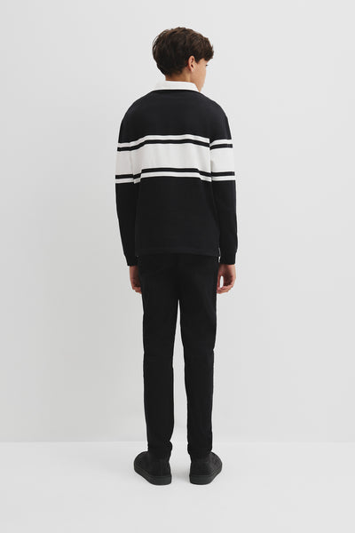 Teen Australian Cotton Panelled Rugby Shirt