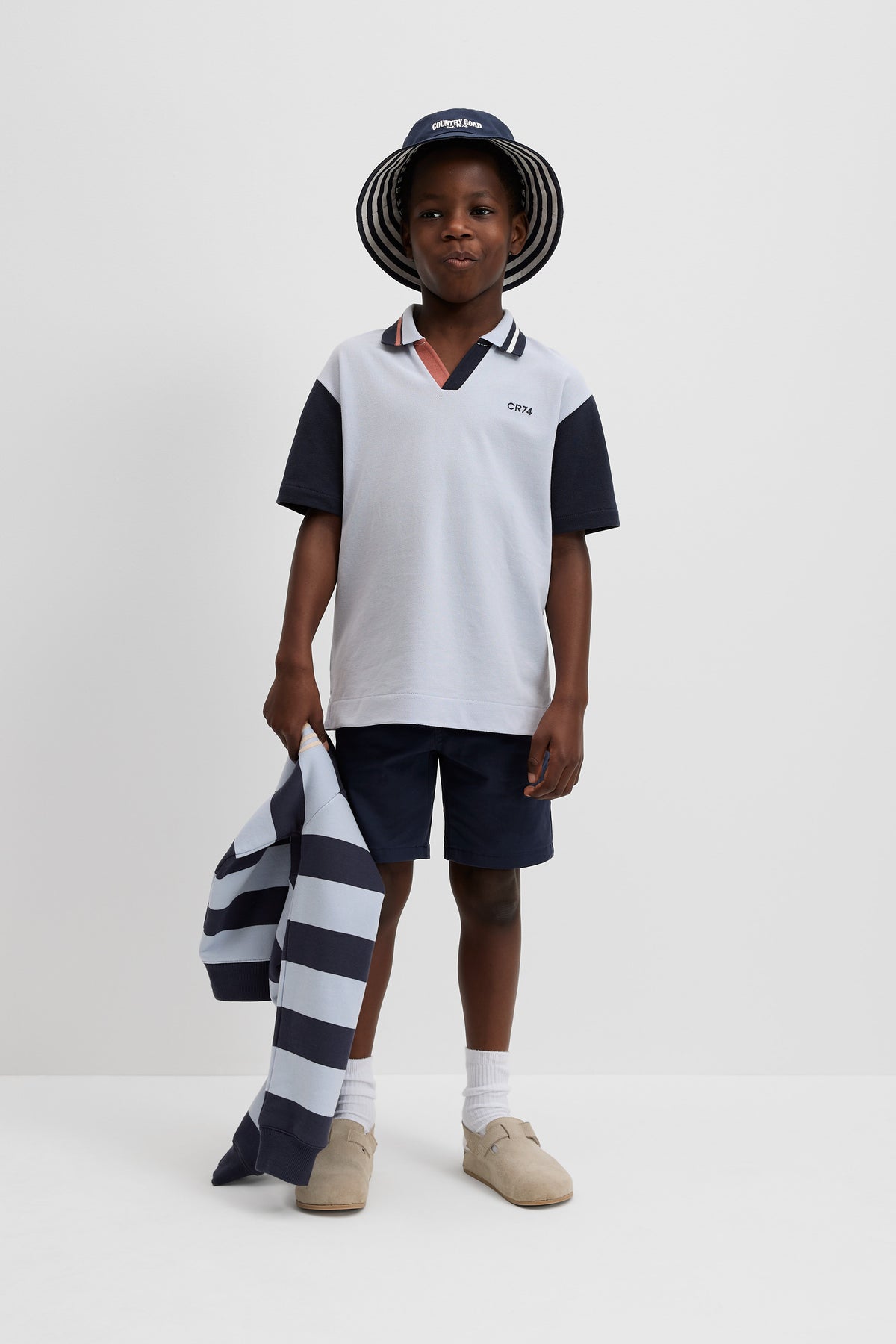 Cotton Open Neck Polo